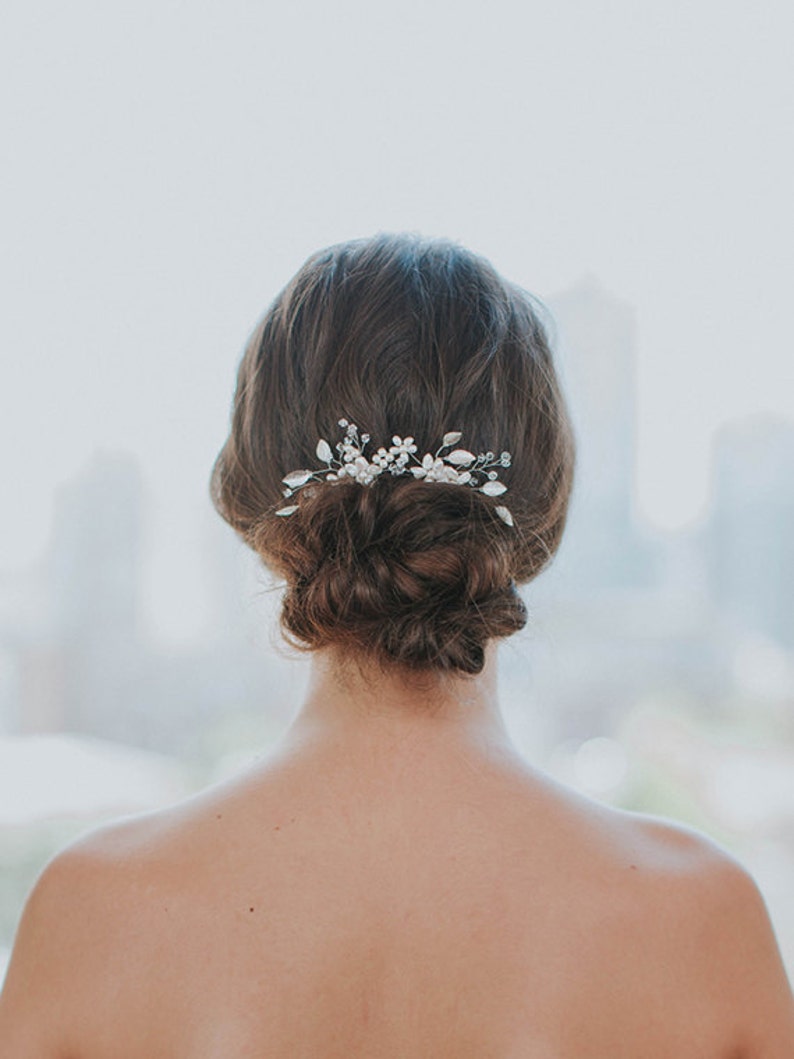 Wedding Hair Accessories Gold Leaf Bridal Hair Comb Etsy