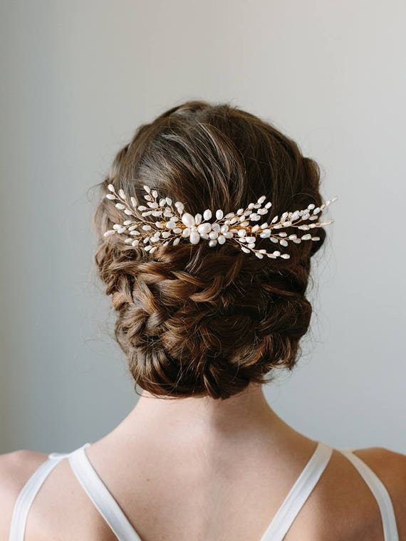 Wedding Hair Accessories Bridal Headpiece Flower Hair Etsy