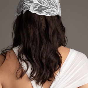 Modern Wedding Sequin Hair Accessory