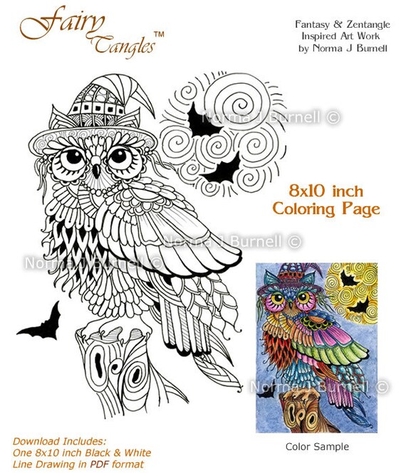 Halloween Trick Or Treat Owl With Full Moon And Bats Etsy