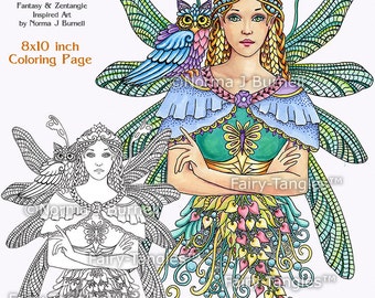 Dragonfly Fairy Printable Coloring book Sheets Norma Burnell Fairies to color Fairy Coloring Book Pages Fairies for Digital & Adult Coloring