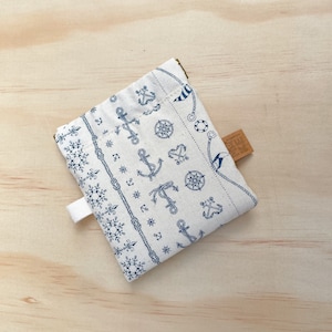 Anchors away nautical squeeze pouch