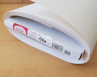 Witte kraft-tex: wasbare papierstof - alternatief voor veganistisch leer