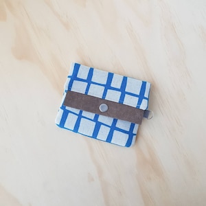 Portafoglio sottile Blockprint Squares