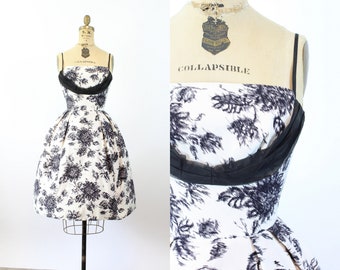1950s LORRIE DEB cotton pique dress xxs | new spring summer