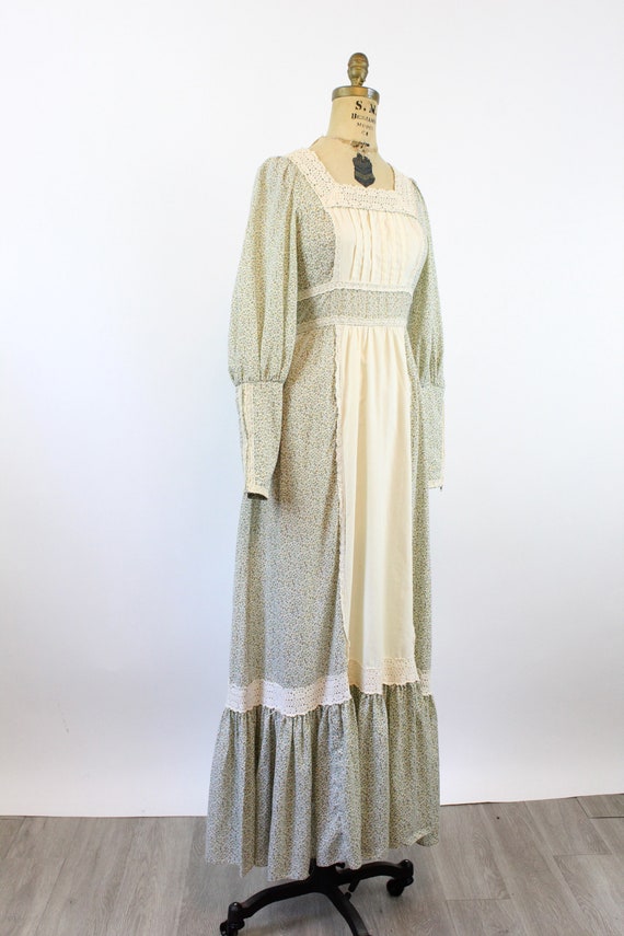 1970s GUNNE SAX cotton FLORAL maxi dress xs  | ne… - image 8