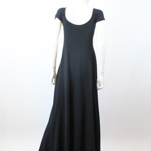 1970s 1971 JOHN KLOSS grecian dress jersey maxi small medium new winter image 8