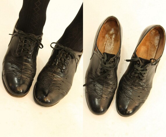 1930s oxfords leather shoes | kerrybrooke vintage