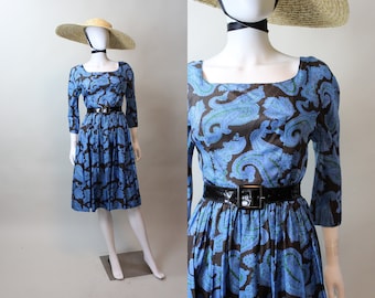 1950s JEANNE D'ARC silk dress xs | new fall