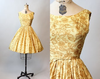 1950s L'Aiglon SEASHELL print dress xs | new spring summer