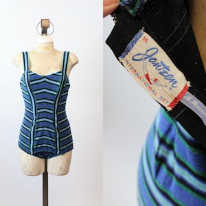1950s 1956 documented JANTZEN MEXICAN bathing suit swimwear medium | new spring summer