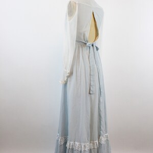 1970s Gunne Sax CORSET Blue Maxi Dress Xxs | New Spring Summer - Etsy