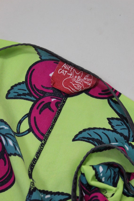 1971 1970s RARE ALLEY CAT Betsey Johnson cherry print… Gem