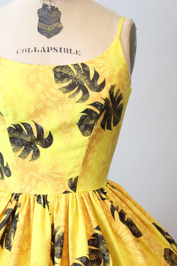 1950s KAMEHAMEHA sun dress COTTON xxs | new sprin… - image 5