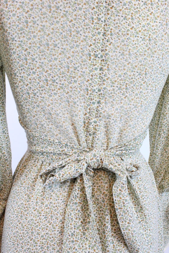 1970s GUNNE SAX cotton FLORAL maxi dress xs | new sp… - Gem