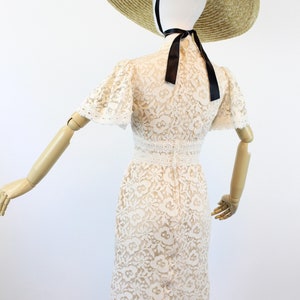 1970s VICTOR COSTA lace wedding dress xs new spring summer image 8