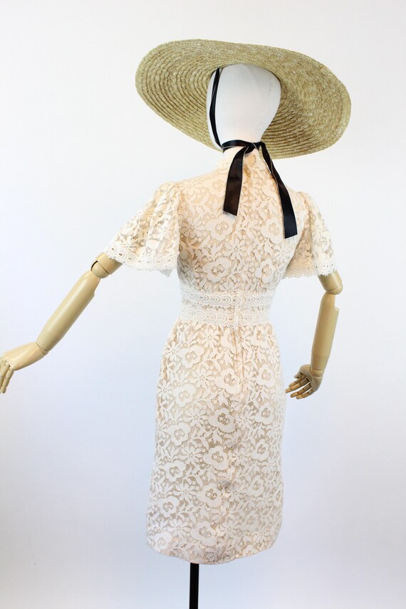 1970s VICTOR COSTA lace wedding dress xs | new sp… - image 8