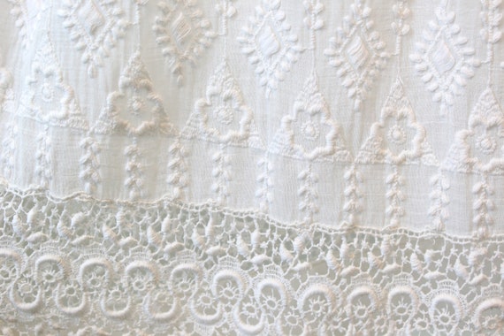 1910 ANTIQUE cotton lace edwardian lingerie dress… - image 4