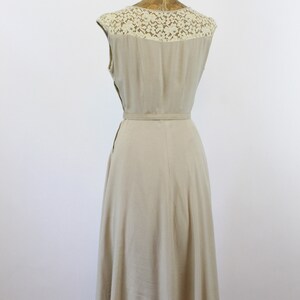 1940s LINEN and LACE dress small new spring summer summer image 8
