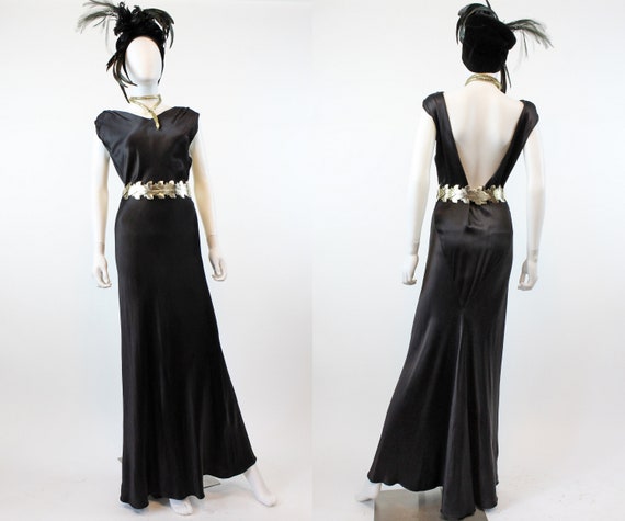 1930s FOGA Fashion Originators Guild gown dress s… - image 1