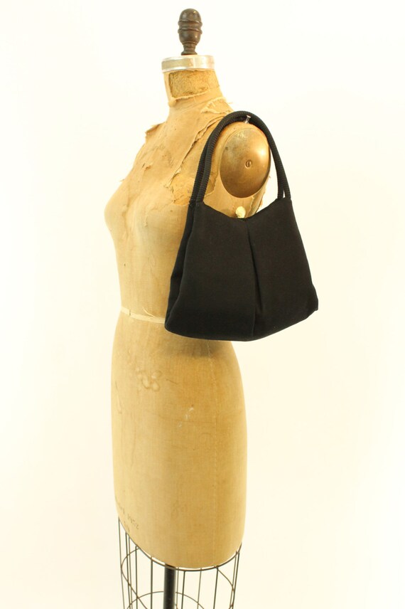 1950s coblentz wool felt kisslock purse | frame p… - image 2