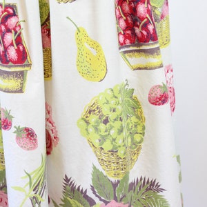 1950s CHERRY pear fruit novelty print skirt xs new spring summer image 2
