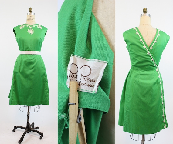 1950s Pat Premo wrap dress medium | vintage soutac
