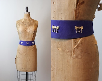 1940-1950 Handmade Suede Belt. SHIPS FREE - Etsy display picture 3