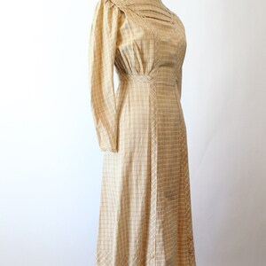 ANTIQUE 1905 edwardian COTTON dress xxs new fall image 6