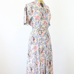 1940s WOMEN STATUE novelty print dress medium new spring summer image 7