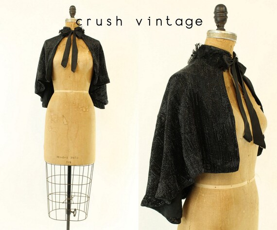 1800s victorian cape | small | vintage antique cap