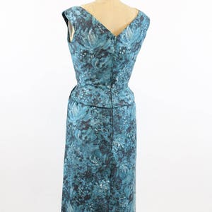 1950s Adele Simpson sarong dress xs vintage cotton floral dress new in image 5