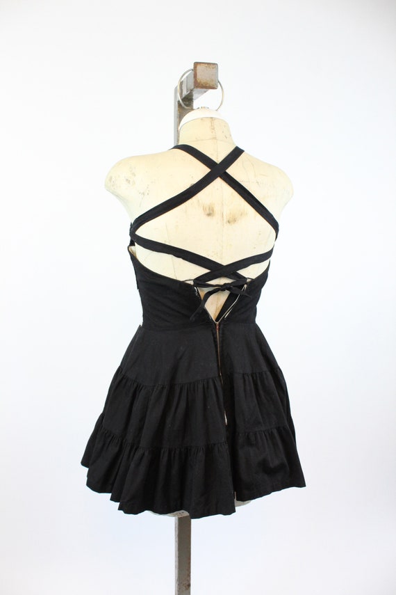 1950s cotton playsuit dress xs | vintage swim dre… - image 7