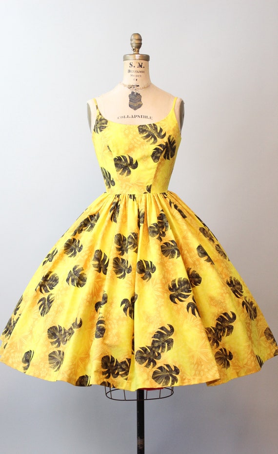 1950s KAMEHAMEHA sun dress COTTON xxs | new sprin… - image 2