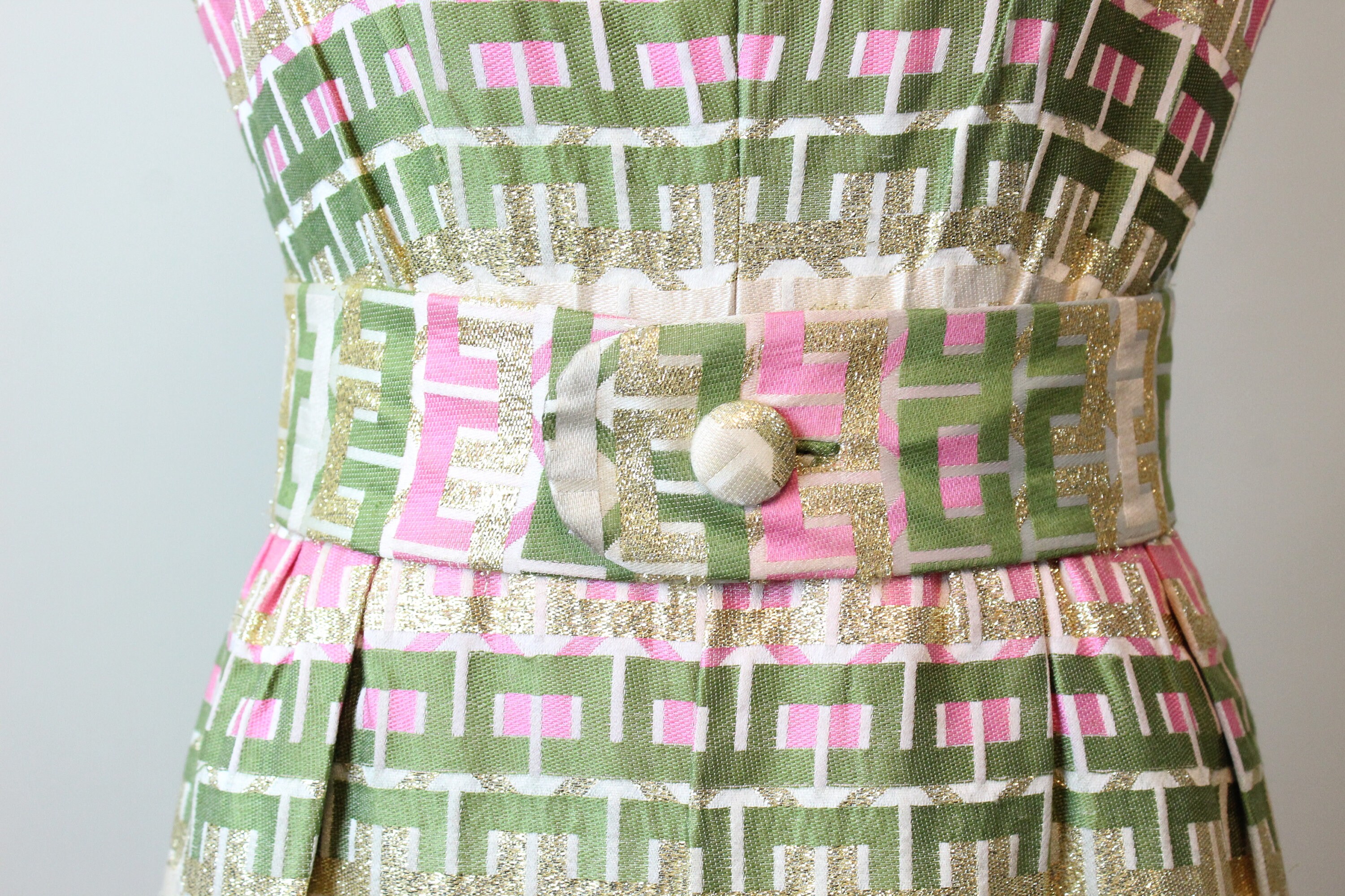 1960s LORD & TAYLOR Mod Gold Lurex Dress Small | New Spring Summer - Etsy