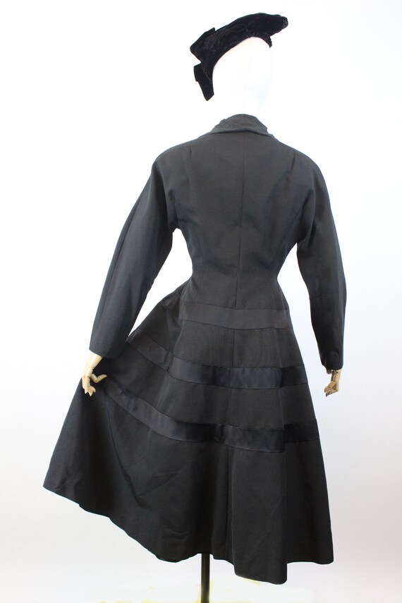 1950s PRINCESS faille dolman sleeve coat xs | new… - image 8