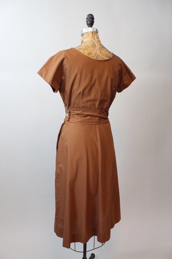 1950s ANN FOSTER soutache dress medium | new spri… - image 7