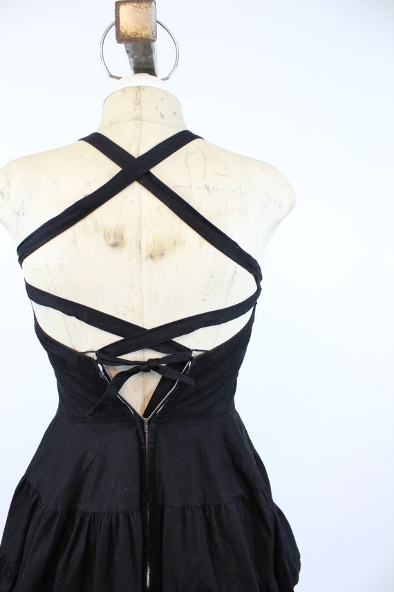 1950s cotton playsuit dress xs | vintage swim dre… - image 8