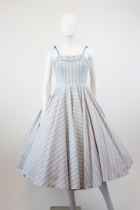1950s Miss Elliette dress xs | cotton sundress fl… - image 2