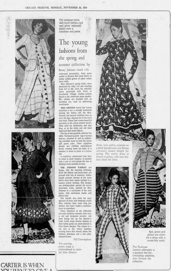 1970 documented ALLEY CAT Betsey Johnson knit dress x… Gem