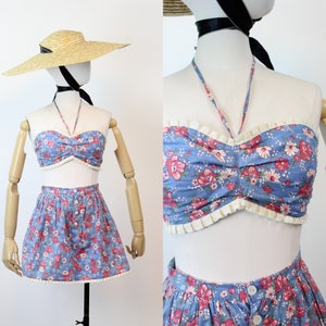 1940s GANTNER rare COTTON playsuit romper xs | new spring summer