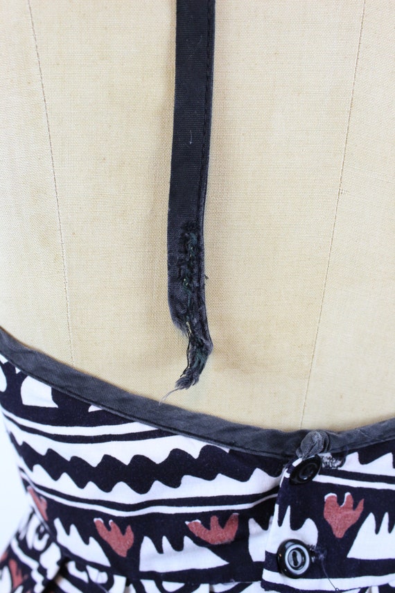 1970s Lanz halter dress xs | vintage batik dress … - image 9