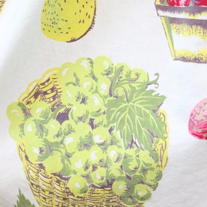 1950s CHERRY pear fruit novelty print skirt xs new spring summer image 5