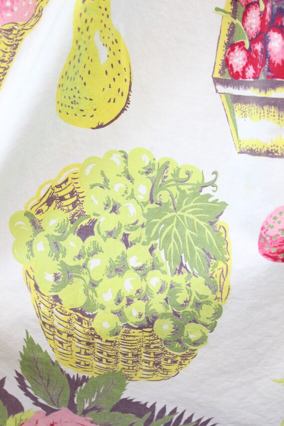 1950s CHERRY pear fruit novelty print skirt xs | … - image 5