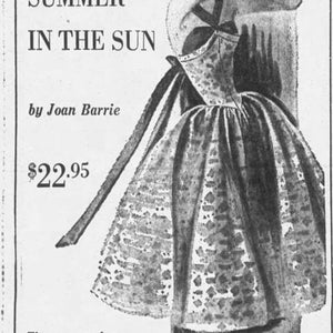 1950s Joan Barrie HALTER cotton dress EYELET xxs new spring summer summer image 3