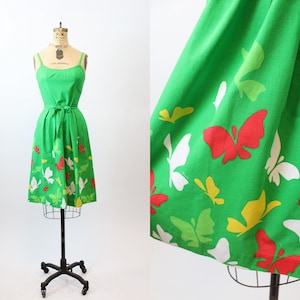 1960s LIBERTY HOUSE Malia cotton butterfly dress xs | new spring summer