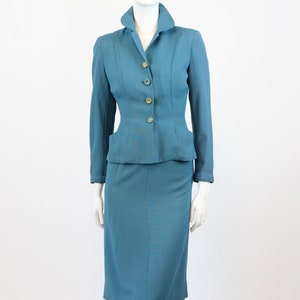 1940s Gabardine Suit Sacony Palm Beaches Wool Two Piece Set Xs - Etsy