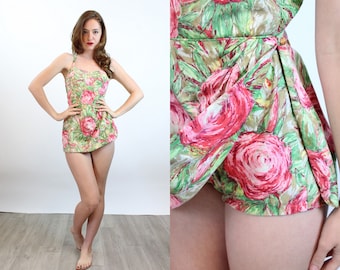 1950s TORI RICHARD hawaii romper playsuit cotton xs | new spring summer