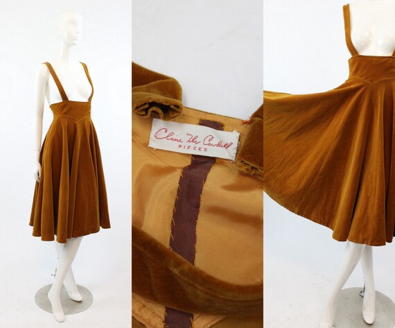 RARE 1954 Claire McCardell documented skirt | 195