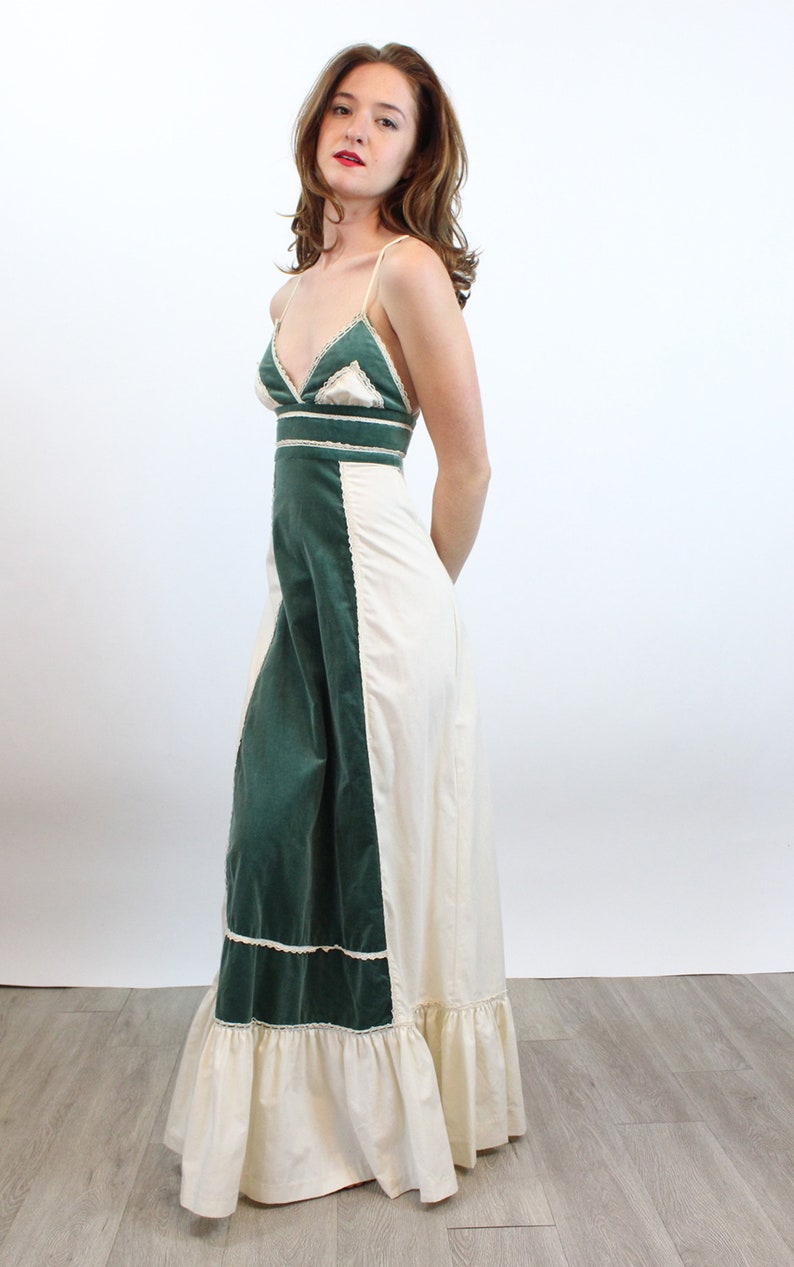 1970s GUNNE SAX Halter Maxi Dress Xxs | New Spring Summer - Etsy
